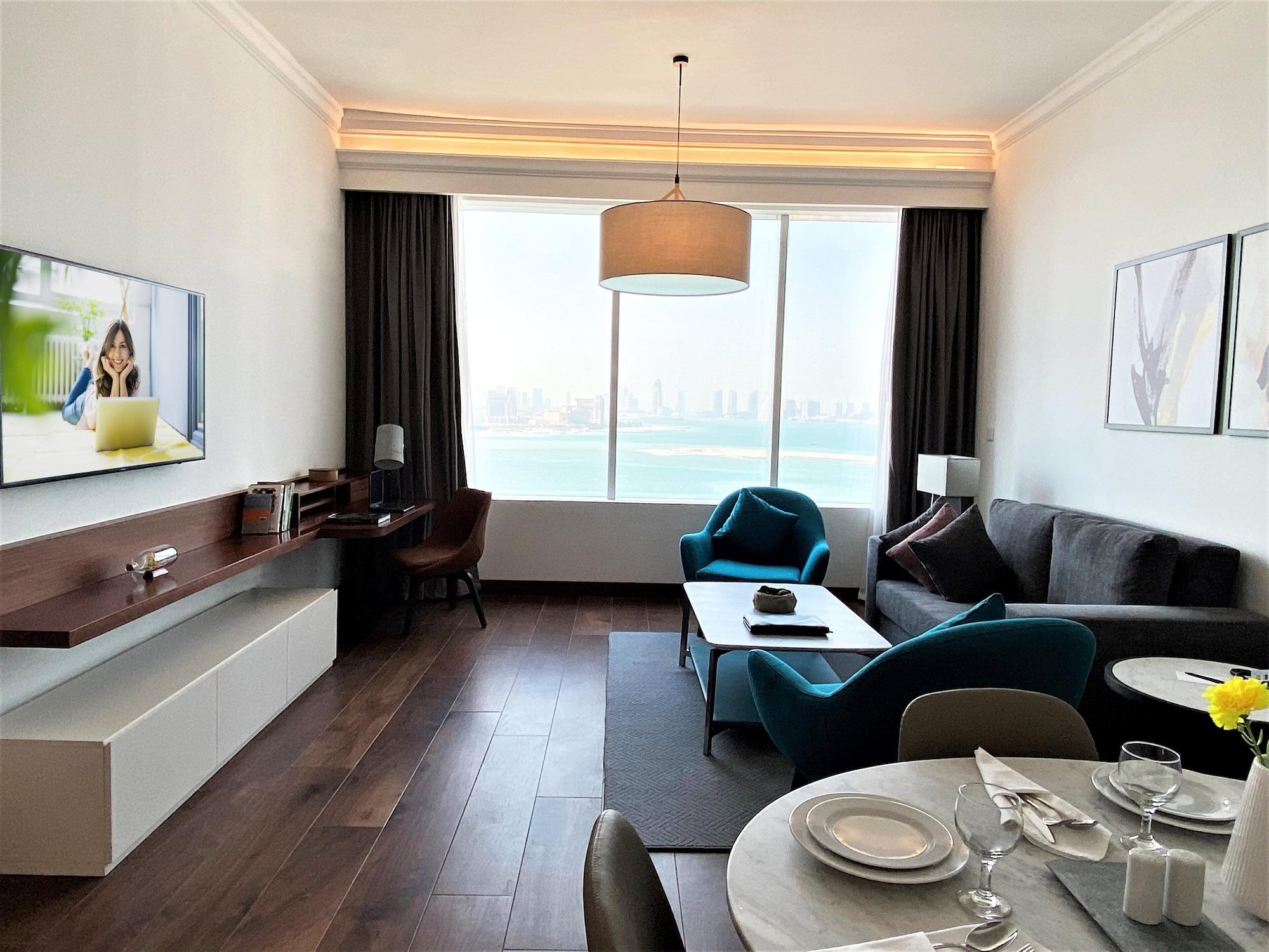 Somerset West Bay Doha Exterior photo Living room